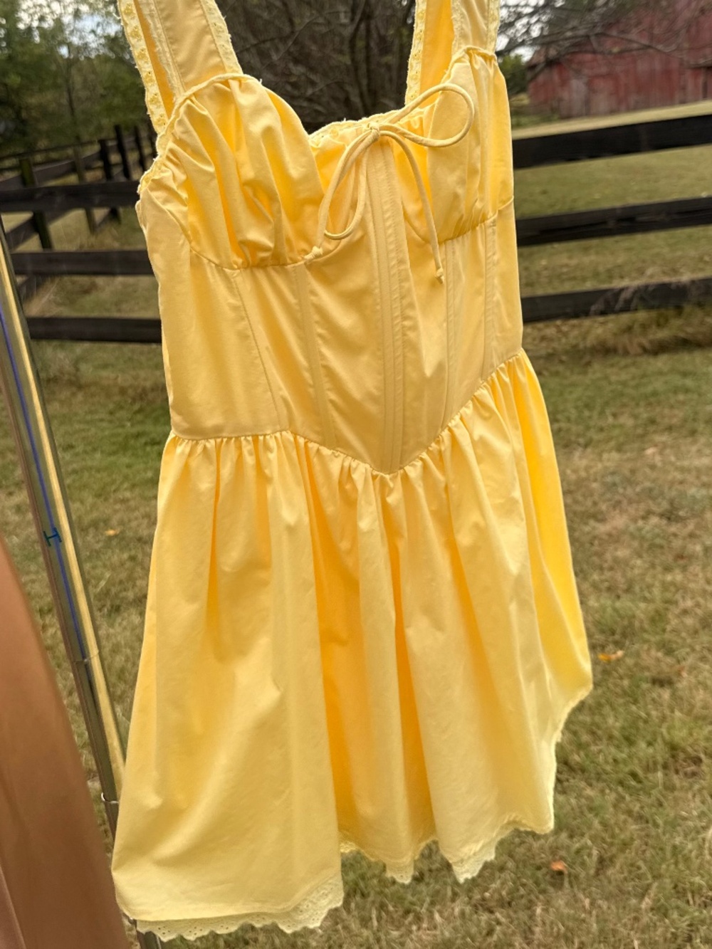 Yellow Corset Dress